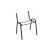 Form Sandalye Metal skeleti-Siyah Boyal