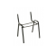 Form Sandalye Metal skeleti-Siyah Boyal